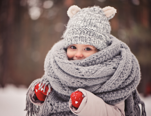 zabawy z dziećmi na świeżym powietrzu zimą